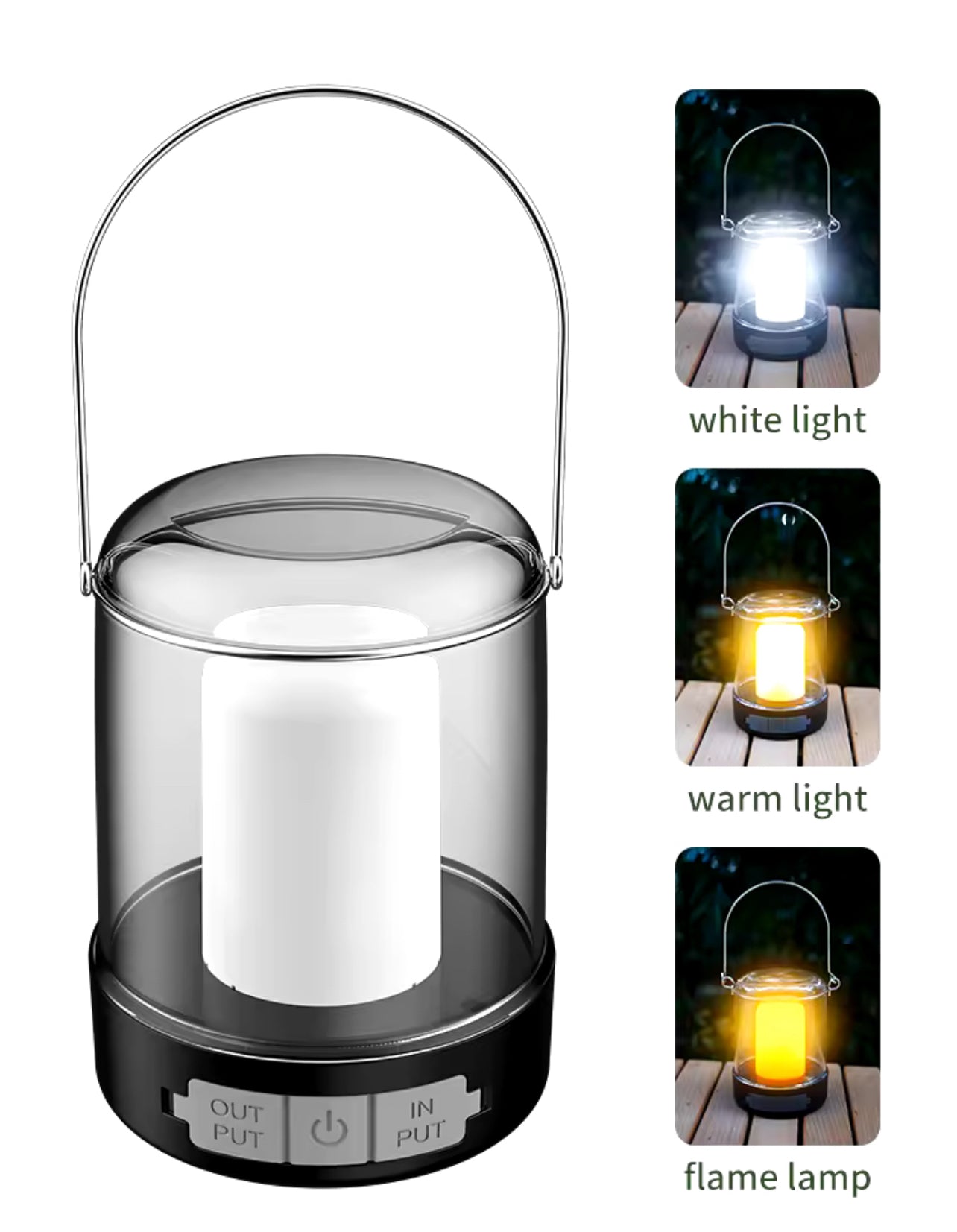 Rechargeable LED Lamp with additional usb port
